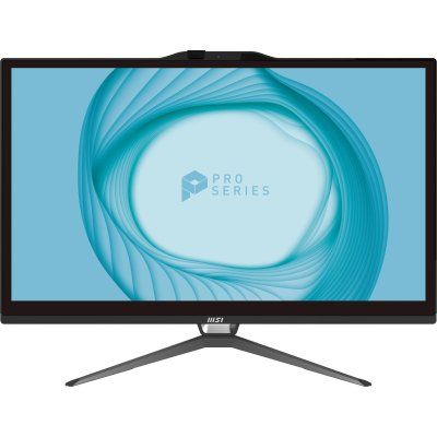 Моноблок MSI Pro AP222T 14M AiO 21,5" FHD IPS AG Touch, Core i3-14100 ,16Gb DDR5, 256GB SSD, Intel UHD,WiFi,BT,camera,Wired KB&mouse Eng / Rus,noOS, Black