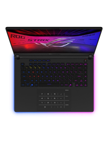 Ноутбук ASUS ROG Strix SCAR 16 G635LR-RW017, 16" (2560x1600) IPS 240 Гц/Intel Core Ultra 9 275HX/32 ГБ DDR5/1024 ГБ SSD/NVIDIA GeForce RTX 5070 Ti для ноутбуков (12 Гб)/Без системы, Черный (90NR0LU1-M000K0)