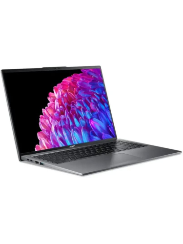 Ноутбук Acer Swift Go 16 SFG16-74-938Q, 16" (2048x1280) OLED 120 Гц/Intel Core Ultra 9 288V/32 ГБ DDR5/1024 ГБ SSD/Intel Arc Graphics/Без системы, Черный (NX.JNMCD.004)
