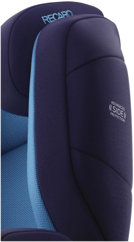 Автокресло детское RECARO Monza Nova Evo Seatfix Xeenon Blue, xenon blue, голубой, 1/2/3