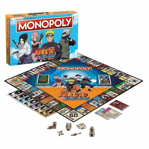Настольная игра Monopoly Монополия Naruto на русском языке 