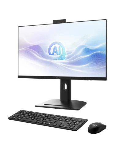 Моноблок MSI Modern AM273QP AI 1UM-089XRU, 27" (2560x1440) IPS 100 Гц / Intel Core Ultra 7 155H / 16 DDR5 / 1024 ГБ SSD / Intel Arc Graphics / Без ОС / Клавиатура, мышь, Черный (9S6-AF0111-089)