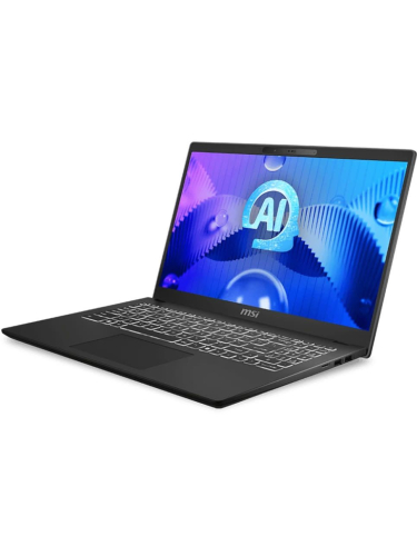 Ноутбук MSI Modern 15 H AI C1MTG-084US, 15.6" (1920x1080) IPS/Intel Core Ultra 9 185H/32 ГБ DDR5/1024 ГБ SSD/Intel Arc Graphics/Windows 11 Home, Черный (9S7-15H551-084)