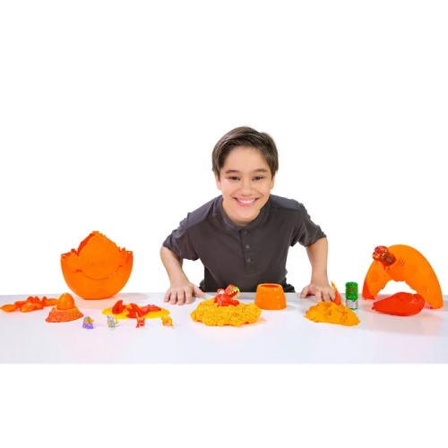 Zuru Огненное Гигантское яйцо Smashers Dino Light up Игрушка-Сюрприз Dino Island S4 7474