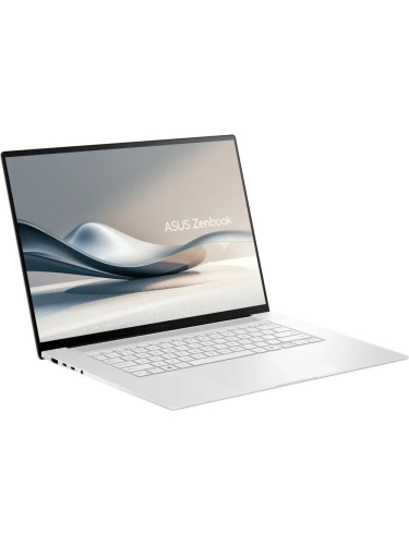 Ноутбук ASUS Zenbook S 16 UM5606WA-RK220W, 16" (2880x1800) OLED 120 Гц/AMD Ryzen AI 9 HX 370/32 ГБ DDR5/1024 ГБ SSD/AMD Radeon Graphics/Windows 11 Home, Белый (90NB13M2-M00CJ0)