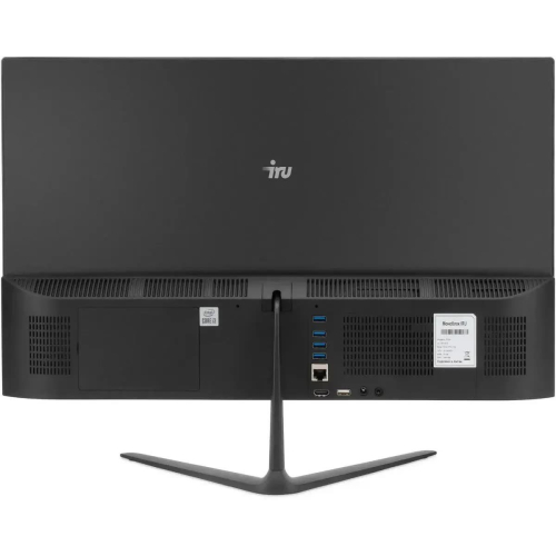 Моноблок iRU P231, 23.8" (1920x1080) IPS / Intel Processor N100 / 8 DDR4 / 256 ГБ SSD / Intel UHD Graphics / Без ОС, Черный (2044607)