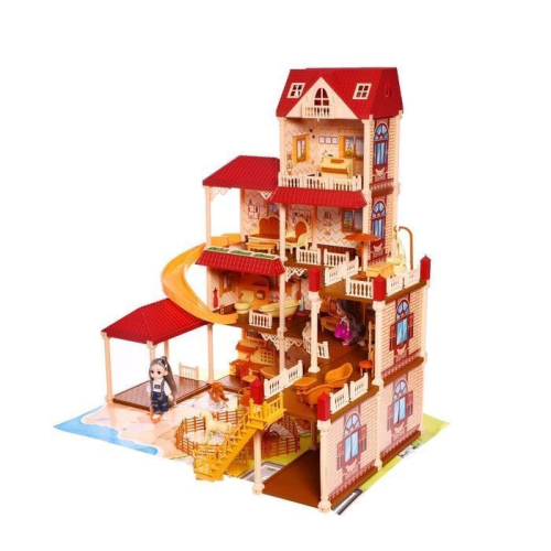 Дом для кукол «Мой милый дом» с куклой 2шт, 388 деталей, с аксессуарами