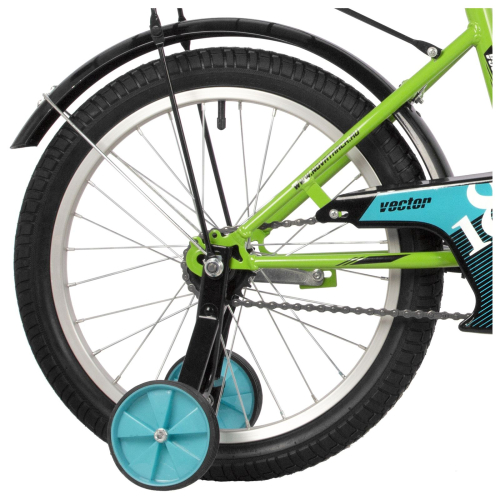 Велосипед 18" Novatrack VECTOR, лаймовый
