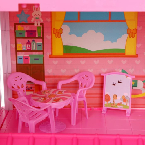 Дом для кукол «Особняк» с куклами, с аксессуарами