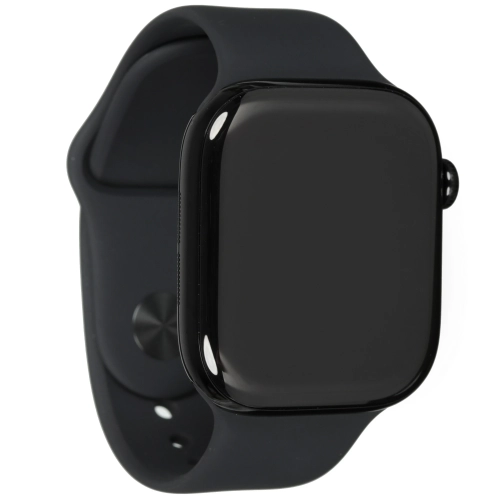 Часы Apple Watch Series 11 46mm Jet Black Aluminium Case, Sport Band (Black) S/M