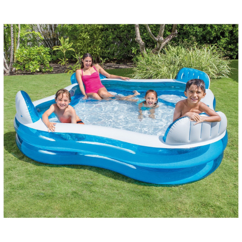Бассейн надувной «Семейный», с 4 сиденьями,  56475NP
