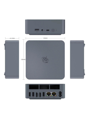 Мини-ПК Beelink GК Мini, Intel Pentium J5005/8 ГБ DDR4/128 ГБ SSD/Intel UНD Graphics/Бeз ОС, чeрный (GК mini/J5005/8G/128G/Black)