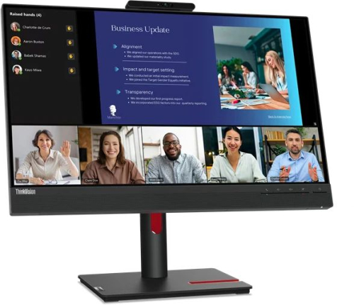 Монитор Lenovo 24" ThinkVision T24v-30 IPS LED 1920x1080 75Hz 4ms черный (63D8MAT3UK)