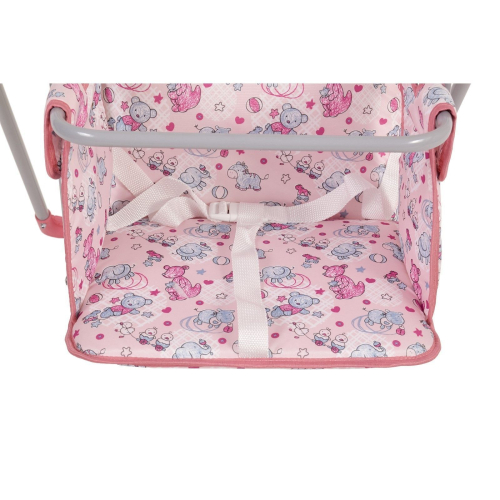 Качели детские напольные «Чарли», цвет розовый