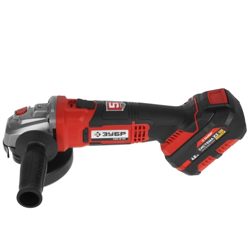 Аккумуляторная болгарка зубр 1АКБ (ушм-18-125-41)