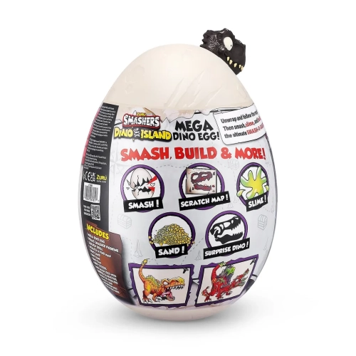 Игрушка сюрприз ZURU SMASHERS Остров динозавров, большое яйцо, 7487