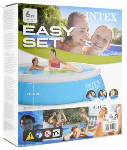 Бассейн Intex Easy Set 28101 183х51см голубой