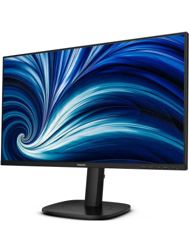 Монитор Philips 24B2U3301 23,8" 1920x1080, WLED, 16:9, IPS, 300cd, 1500:1, 4ms, 50M:1, 178/178, HDMI, DP, USB Hub: 4*USB3.2, USB-C(PD90W, RJ45, Speakers, 120Hz, Tilt, HAS, Swivel, Pivot, Internal, VESA, Blac