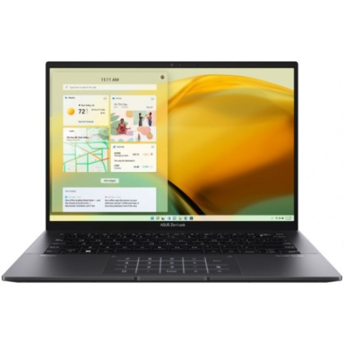 Ноутбук Asus Zenbook 14 UM3402YA-KP854 Ryzen 5 7430U 16Gb SSD512Gb AMD Radeon 14" IPS WQXGA (2560x1600) noOS black WiFi BT Cam Bag (90NB0W95-M01KZ0)