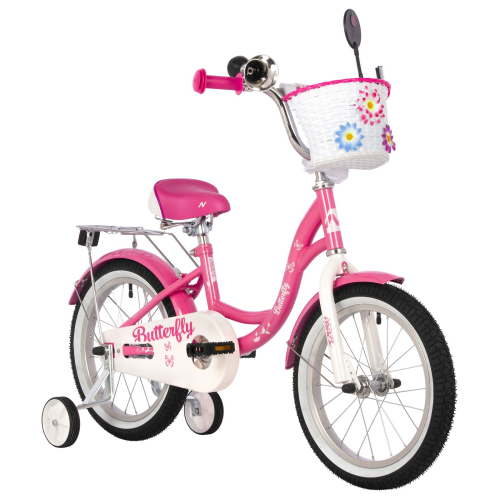 Велосипед 16" Novatrack BUTTERFLY, розовый