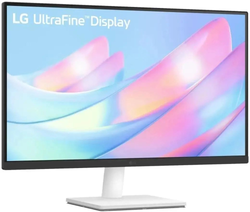 Монитор 27" LG UltraFine 27US500-W, 3840x2160, IPS, 2хHDMI, 1хDP, серебристый и белый 27US500-W