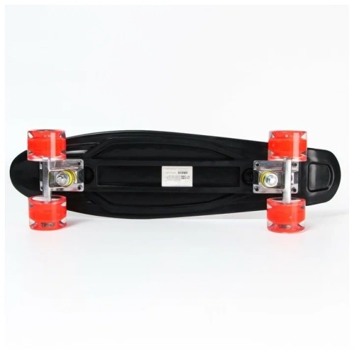 Пенниборд "Marvel" 56 х 16 см, колеса световые PU 60х45 мм, ABEC 7, цвет красный