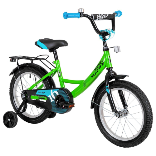 Велосипед 16" Novatrack VECTOR, лаймовый