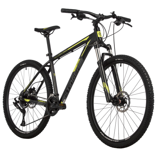 Велосипед 27.5" STINGER GRAPHITE PRO, чёрный, р. 16"