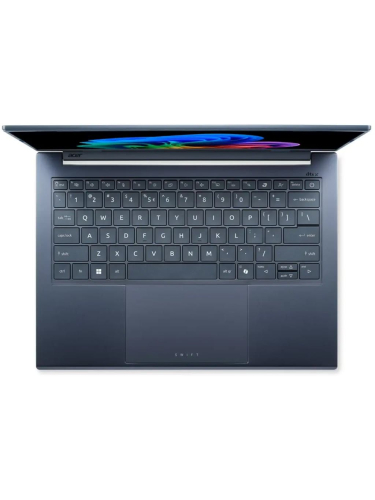 Ноутбук Acer Swift Go 14 AI SFG14-75-77RL, 14" (1920x1200) OLED/Intel Core Ultra 7 256V/16 ГБ DDR5/1024 ГБ SSD/Intel Arc Graphics/Без системы, Синий (NX.JNBCD.008)