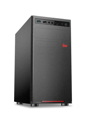 Системный блок iRU Corp 310 MT, Intel Core i3-12100 / 8 ГБ DDR5 / 256 ГБ SSD / Intel UHD Graphics / Без ОС, черный (2156022)