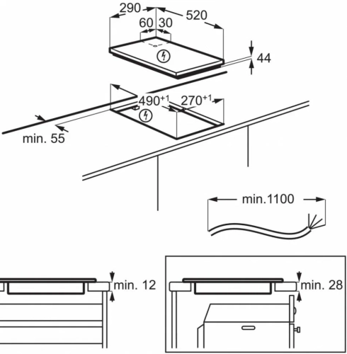 Варочная панель индукционная Electrolux LIT30230C