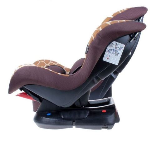 Автокресло Support, группа 0+/1, цвет коричневый «Жираф»