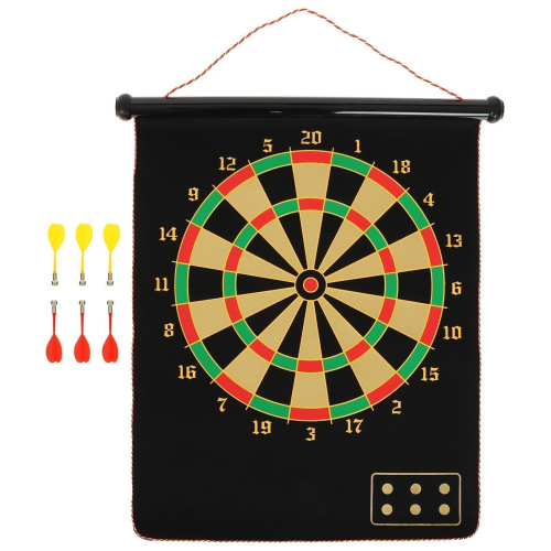 Дартс с магнитным полотном ONLYTOP, 55 х 46 см