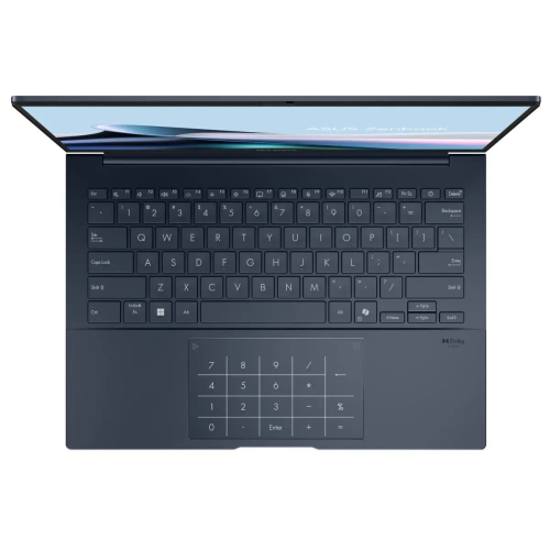 Ноутбук ASUS Zenbook 14 OLED UX3405CA-PP188, 14" (2880x1800) OLED 120 Гц/Intel Core Ultra 9 285H/16 ГБ DDR5/1024 ГБ SSD/Intel Arc Graphics/Без системы, Синий (90NB14W1-M009N0)