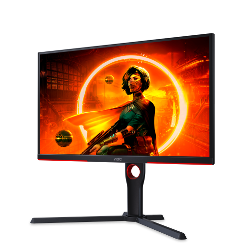 Монитор AOC 25'' 16:9 1920x1080 (FullHD), 240 Гц, VA, 3000 : 1, 300 Кд/м2, 178°/178°, DisplayPort 1.2, HDMI 2.0 x2, AMD FreeSync