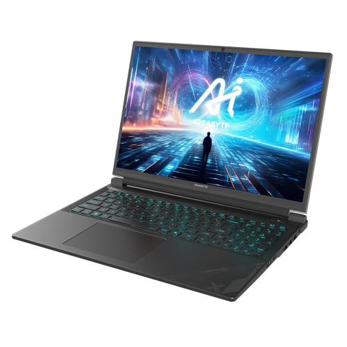 Ноутбук Gigabyte G6X 9MG, 16" (1920x1200) IPS 165 Гц/Intel Core i7-13650HX/16 ГБ DDR5/1024 ГБ SSD/NVIDIA GeForce RTX 4050 для ноутбуков (6 Гб)/Без системы, Серый (9MG-42KZ854SD)