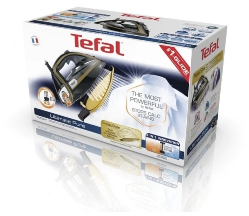 Утюг Tefal FV9865 Ultimate Pure, черный/коричневый