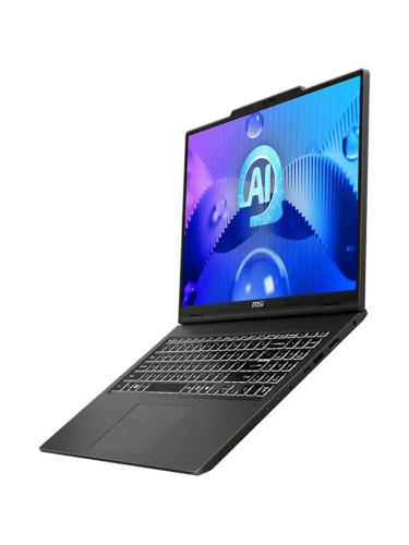 Ноутбук MSI Venture 16 AI A1MG, 16" (2048x1280) OLED 120 Гц/Intel Core Ultra 7 155H/16 ГБ DDR5/1024 ГБ SSD/Intel Arc Graphics/Без системы, Черный (9S7-261221-037)