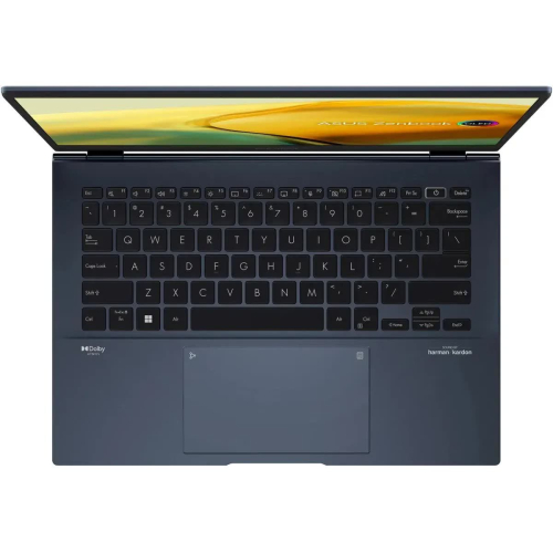 Ноутбук ASUS Zenbook 14 UX3402VA-KP696, 14" (2560x1600) IPS/Intel Core i5-13500H/16 ГБ LPDDR5/512 ГБ SSD/Intel Iris Xe Graphics/Без системы, Синий (90NB10G1-M014W0)