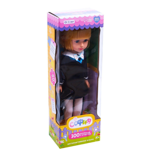 Кукла интерактивная «София», 300 вопросов и ответов на них 7558461