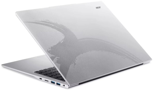 Ноутбук Acer Aspire Lite AL16-52P-52JZ, 16" WUXGA IPS, Intel Core i5-1334U, 8 ГБ DDR5, 512 ГБ SSD, Intel UHD Graphics, Без ОС, Серебристый (NX.J23EM.003)