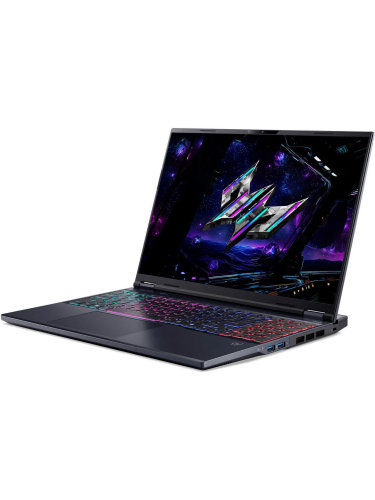 Ноутбук Acer Predator Helios Neo 16 AI PH16-73-92V4, 16" (2560x1600) OLED 240 Гц/Intel Core Ultra 9 275HX/16 ГБ DDR5/1024 ГБ SSD/NVIDIA GeForce RTX 5090 для ноутбуков (24 Гб)/Без системы, Черный (NH.QW2EM.001)