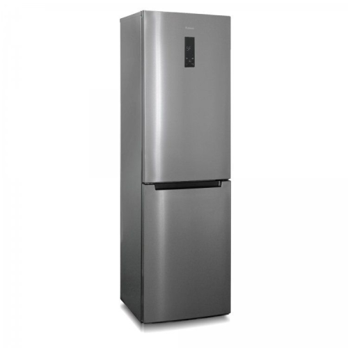 Холодильник БИРЮСА I980NF 370л нержавеющая сталь