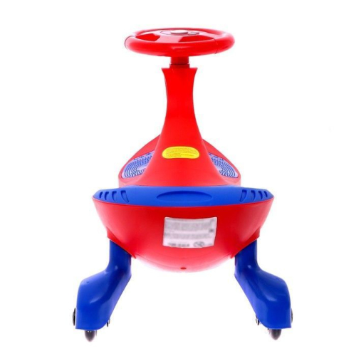 Бибикар-толокар «Плазмакар», с полиуретановыми колёсами, цвет красный