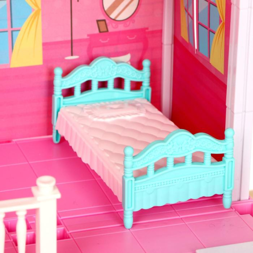 Дом для кукол «Особняк» с куклами, с аксессуарами