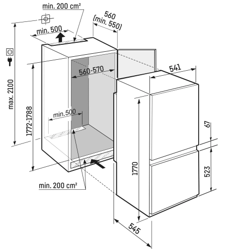 Встраиваемый холодильник Liebherr ICSd 5102-22