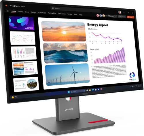 Монитор Lenovo 24" ThinkVision P24Q-40 черный IPS LED 2560x1440 120Hz 4ms 64B2GAT1UK