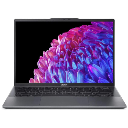 Ноутбук Acer Swift Go 14 SFG14-63-R8U9, 14" (2880x1800) OLED/AMD Ryzen 5 8645HS/16 ГБ LPDDR5X/1024 ГБ SSD/AMD Radeon Graphics/Windows 11 Home, Серый (NX.KTSCD.002)