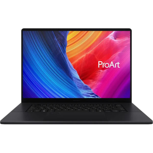 Ноутбук ASUS ProArt P16 H7606WI-ME146X, 16" (3840x2400) OLED Touch/AMD Ryzen AI 9 HX 370/64 ГБ LPDDR5X/2048 ГБ SSD/NVIDIA GeForce RTX 4070 для ноутбуков (8 Гб)/Windows 11 Pro, Черный (90NB1421-M00AM0)