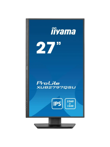 Монитор Iiyama 27" ProLite XUB2797QSU-B2 черный IPS LED 1ms 16:9 HDMI M/M матовая HAS Piv 1300:1 300cd 178гр/178гр 2560x1440 100Hz DP QHD USB 5.7кг